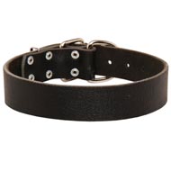 Wide Leather Newfoundland Collar for Training and Walking  Wide Leather Newfoundland Collar for Training and Walking