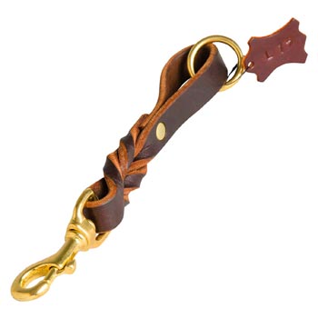 Leather Braided Newfoundland Pull Tab for Daily walking